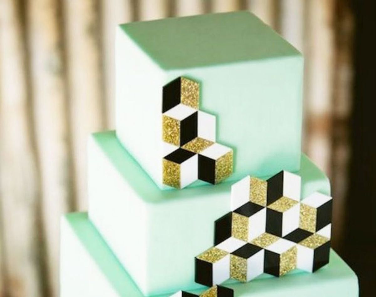21 Gorgeous Geometric Cakes for Your Modern Wedding
