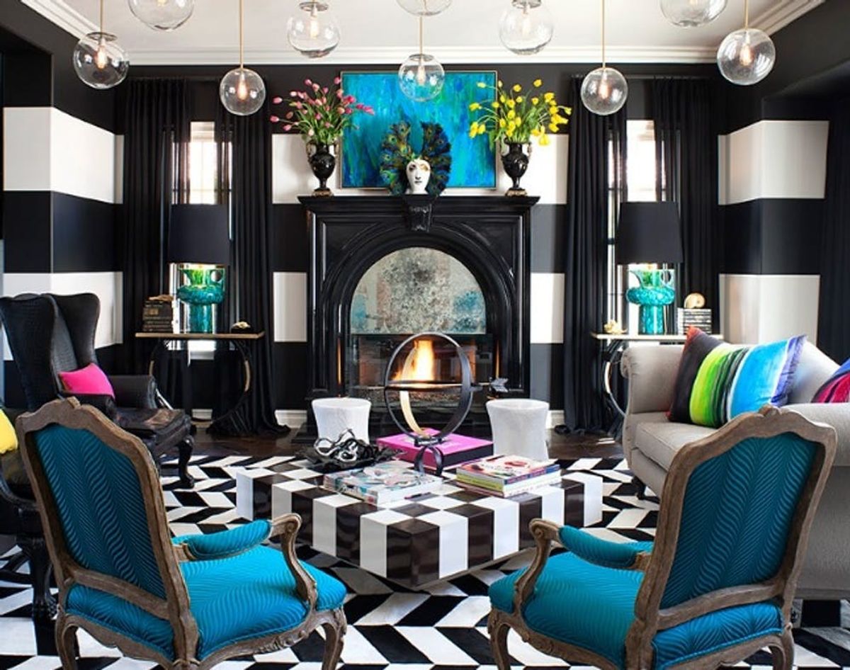Seeing Things in Black And White: Tour Kourtney Kardashian’s Home