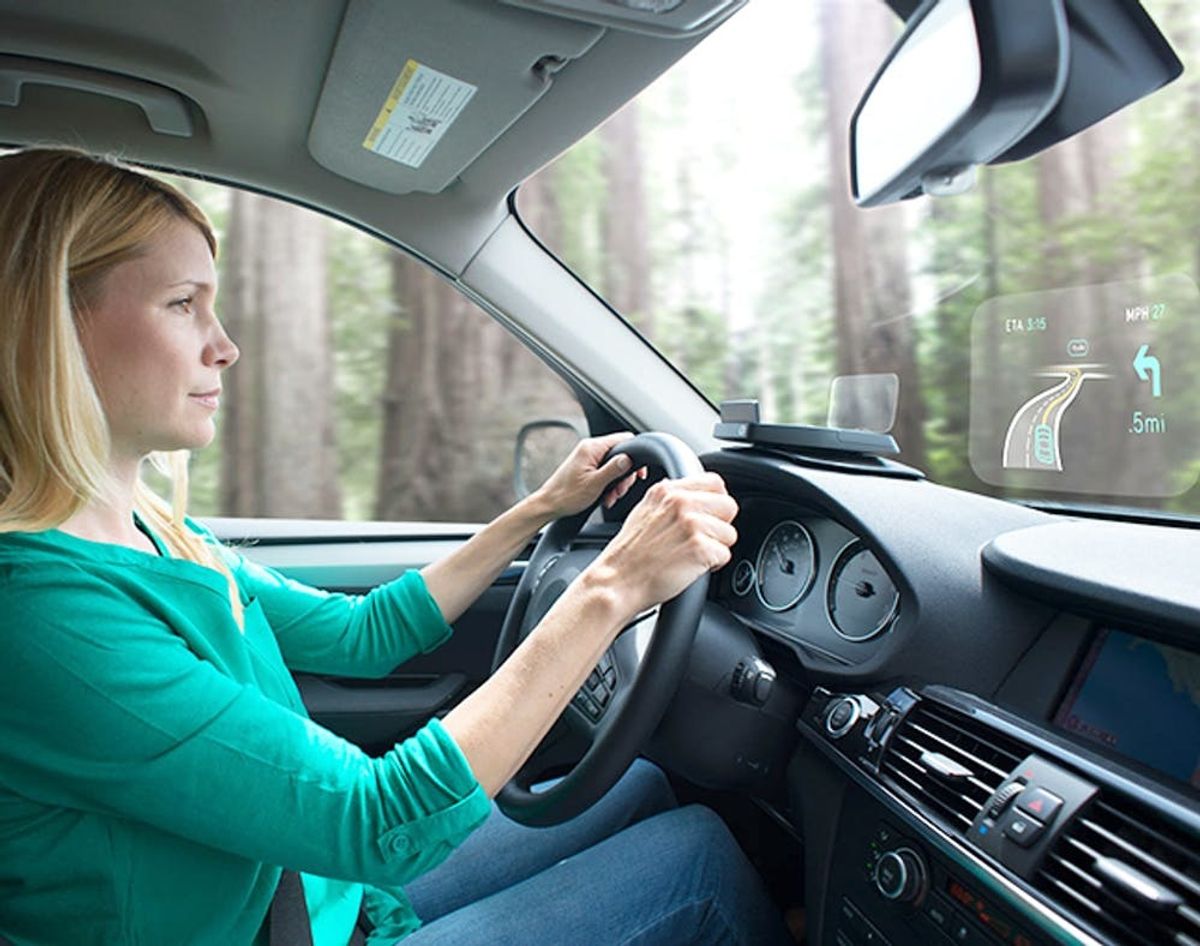 Turn Any Car into a Smart Car With Navdy Brit + Co