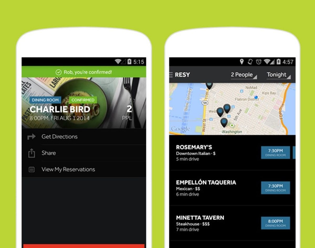 Dine Out Like a Celeb With Resy