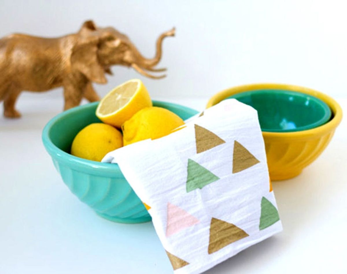 15 Stencil DIYs to Take Your Textiles to the Next Level