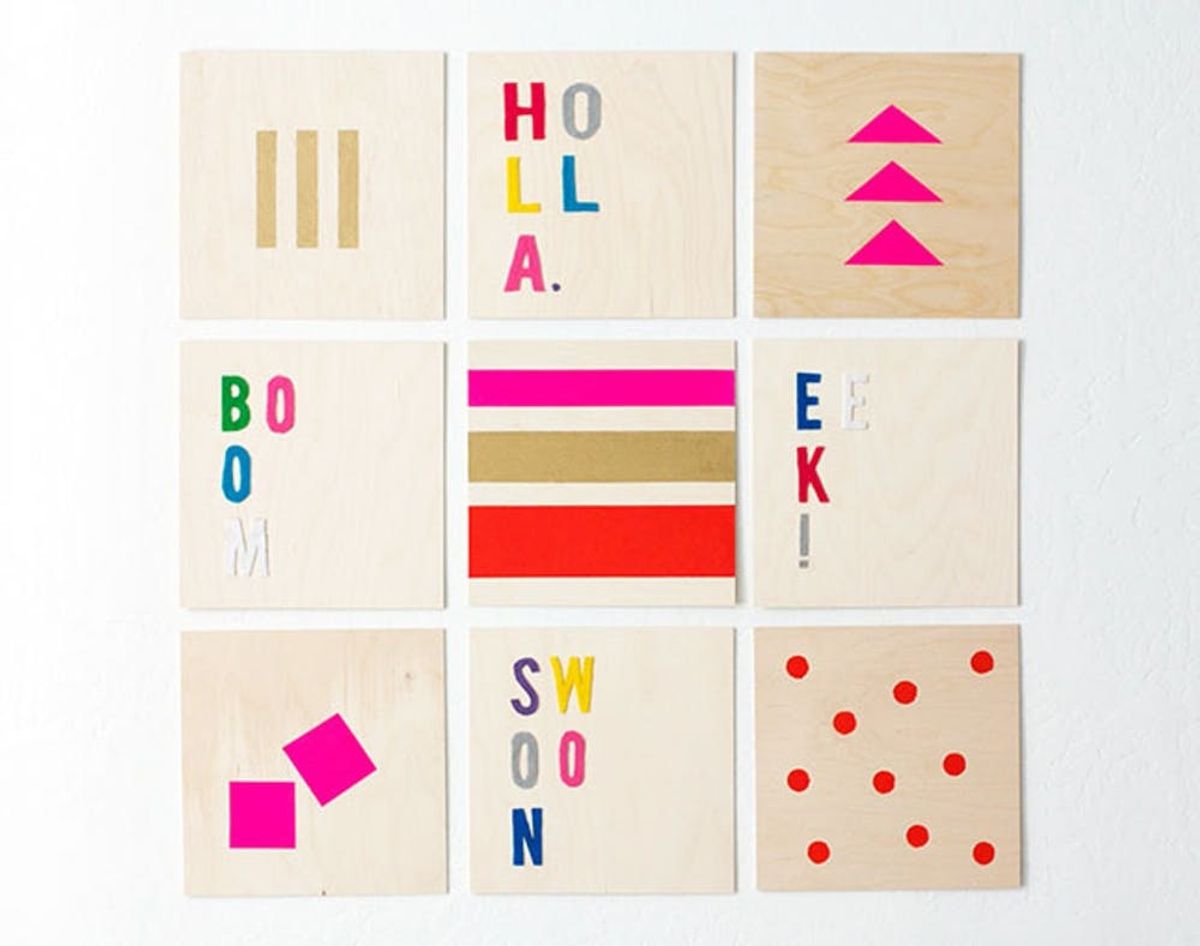Holla! 2 Hot Ways to Make Wooden Wall Art