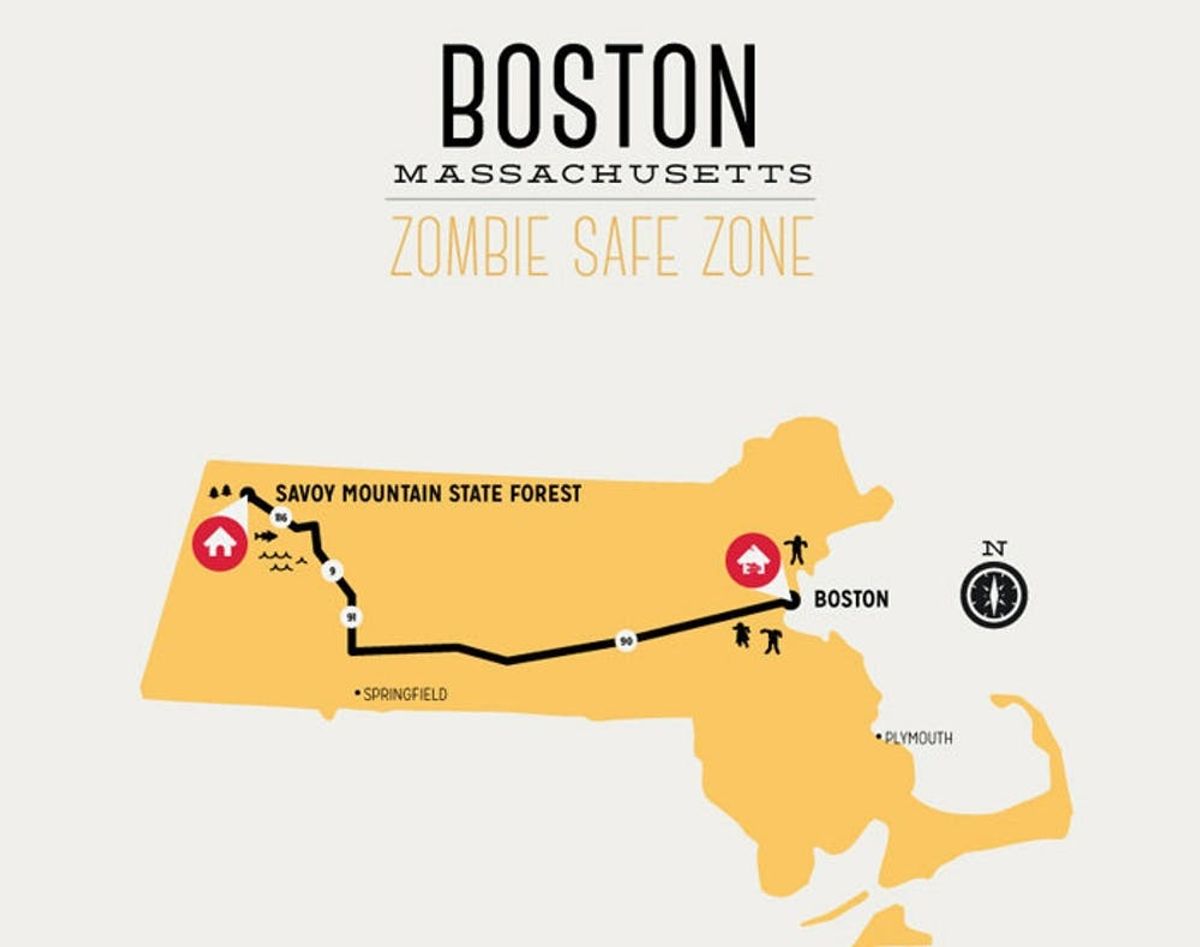 These Zombie Maps Could Save Your Life During the Apocalypse