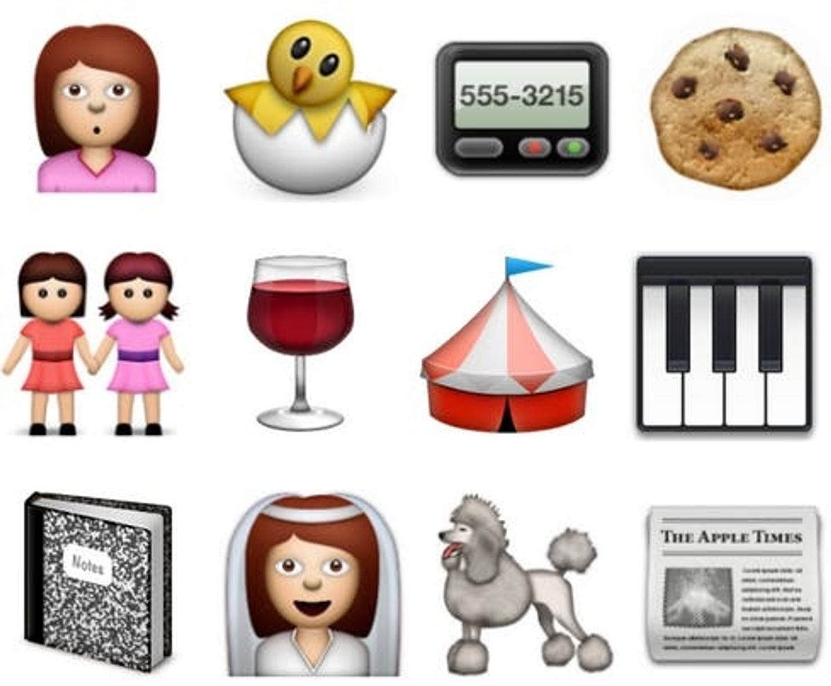 A Sneak Peek at the New Emoji Icons in iOS 6