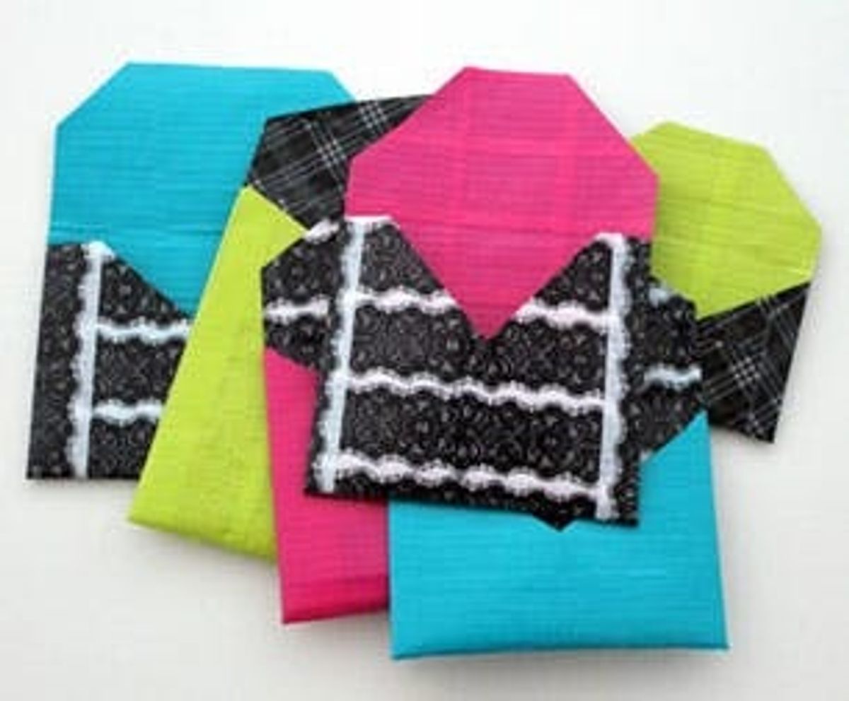 A New Spin on Stationery: DIY Duct Tape Envelopes
