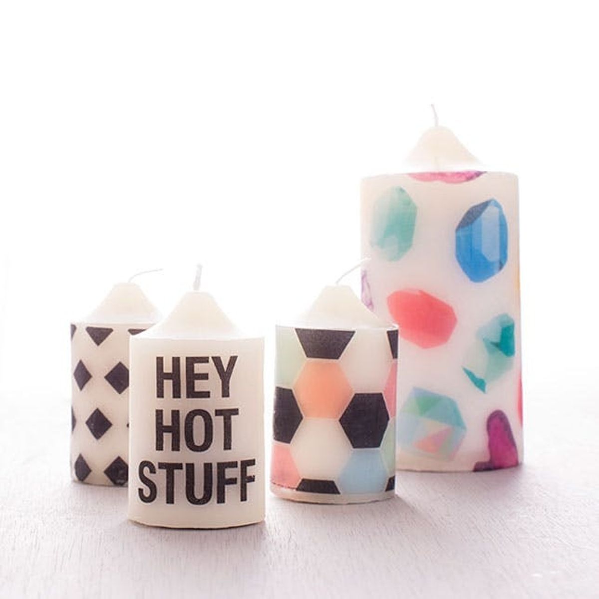 How to Make Patterned Candles in Under 10 Minutes