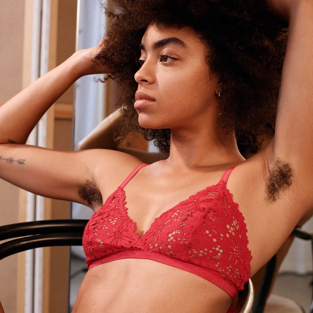 This Company Said No to Airbrushing + Yes to Armpit Hair for its Latest Lingerie Campaign