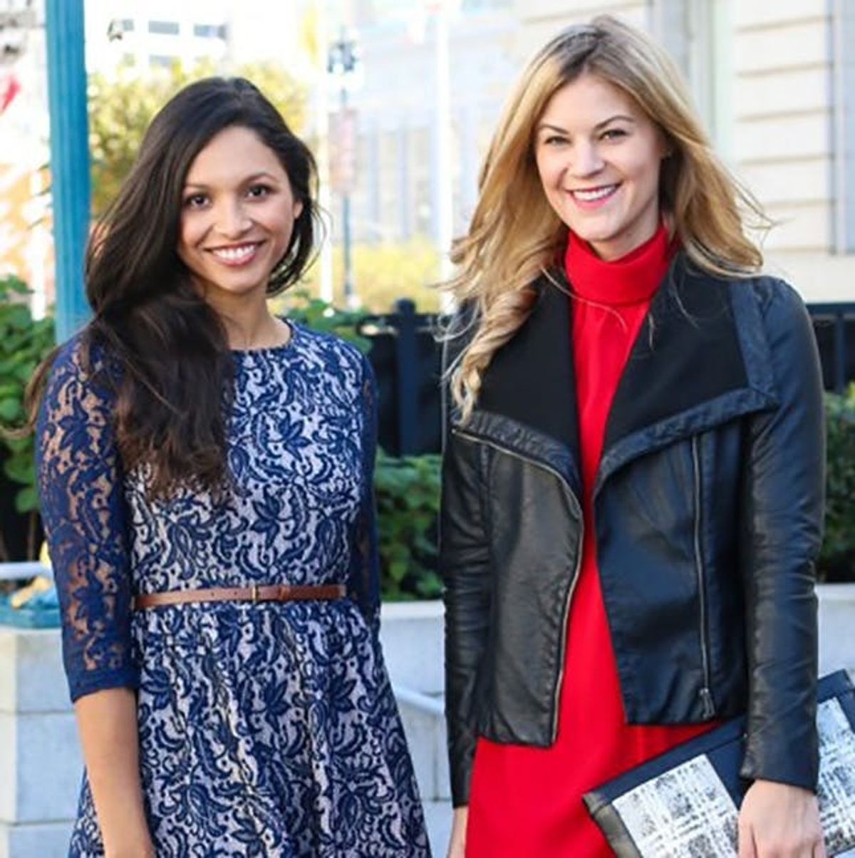 2 Bloggers Show Us How to Style Traditional + Non-Traditional Holiday Party Dresses