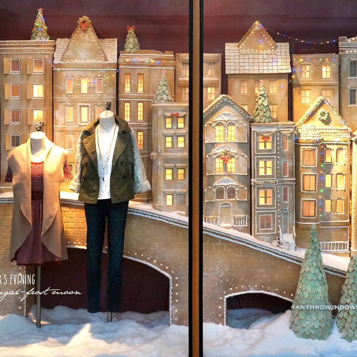 Anthropologie’s Holiday Window Display Is the Prettiest One We’ve Seen All Season