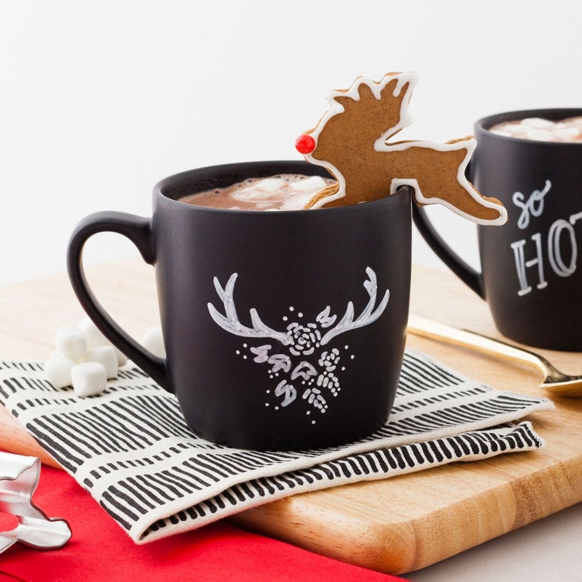 Make the Cutest Cup of Hot Cocoa You’ve Ever Had With This Holiday Reindeer Mug