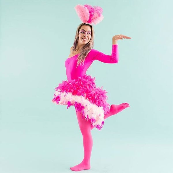 This Tutorial Will Make You Want to Be a Flamingo for Halloween - Brit + Co