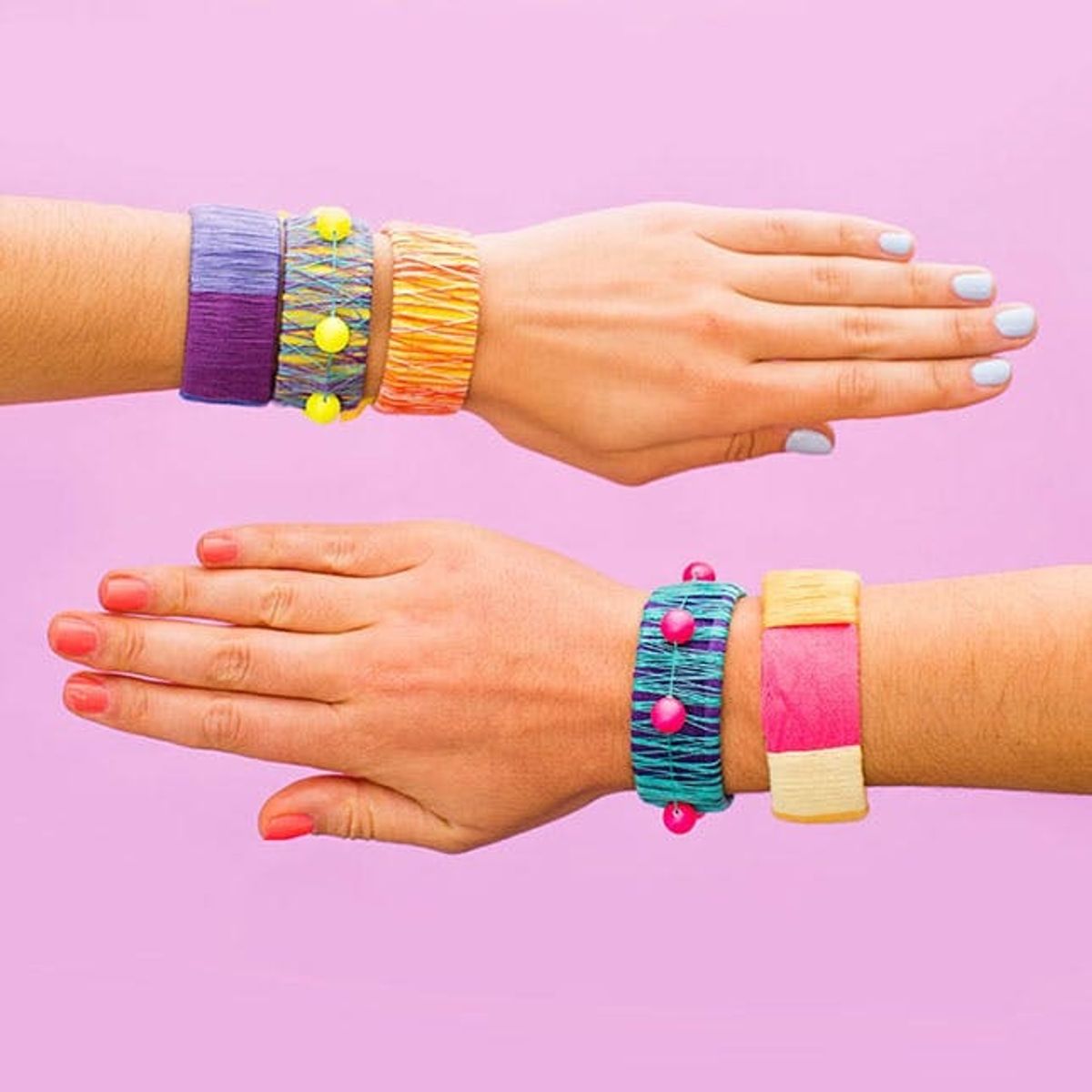 Use This Epic Thread Wrapper to Reinvent the ‘90s Slap Bracelet