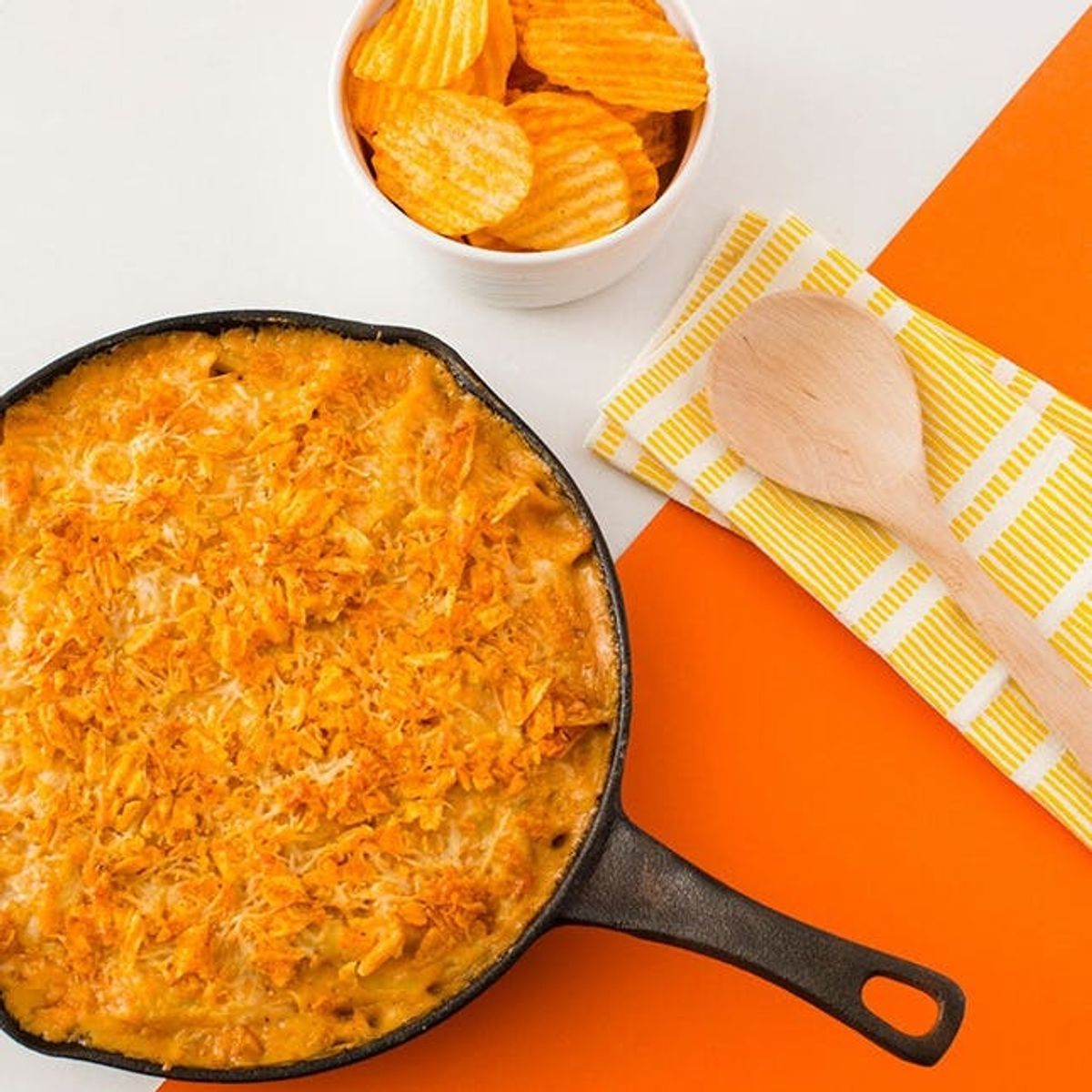 Skillet BBQ Mac + Cheese? Comin’ Right Up!