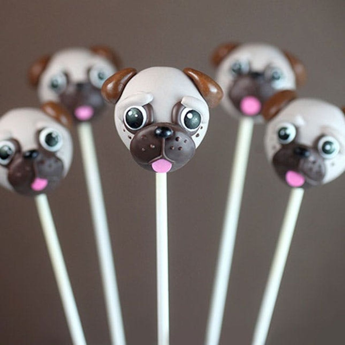 You Need to Make These Peanut Butter Pug Cake Pops ASAP