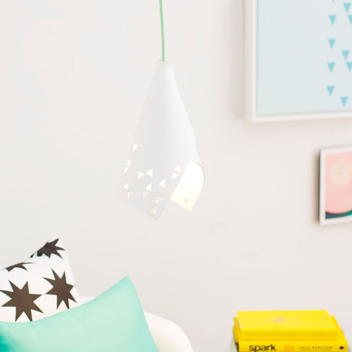 How to Make the Easiest DIY Pendant Lamp EVER
