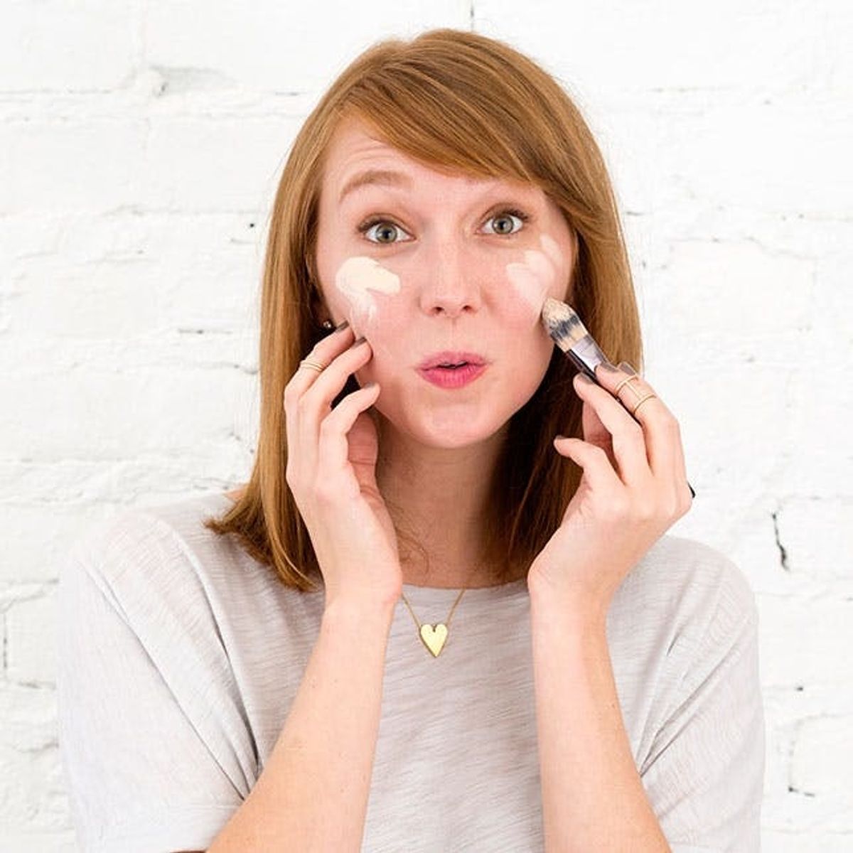 Beauty Mythbuster: Should You Apply Foundation With a Brush or Your Fingers?