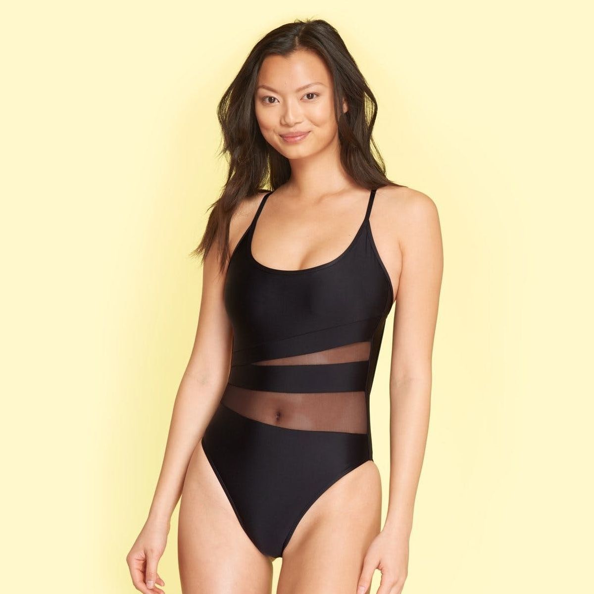 Not-So-Basic Little Black Bathing Suits You Need for Summer