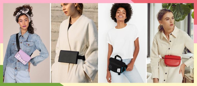Zara + Animal Print Double Pocket Belt Bag