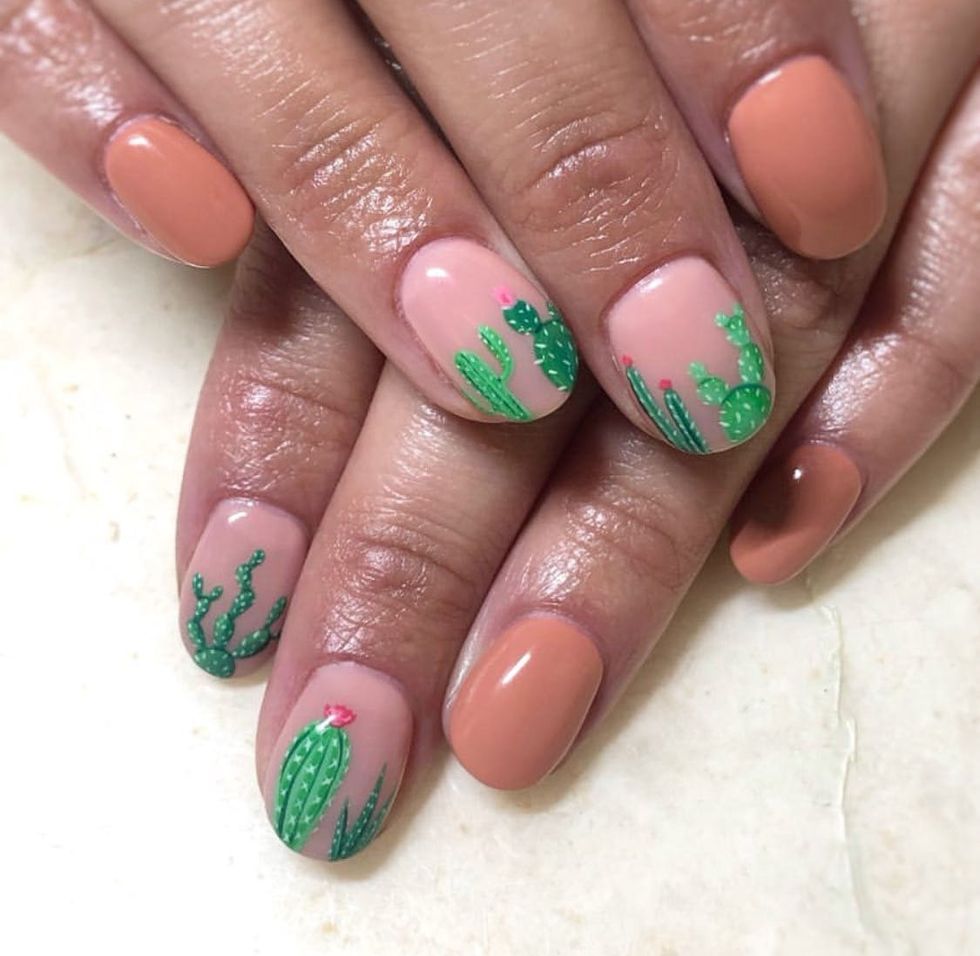 15 DesertInspired Nail Art Ideas for Coachella Weekend Brit + Co