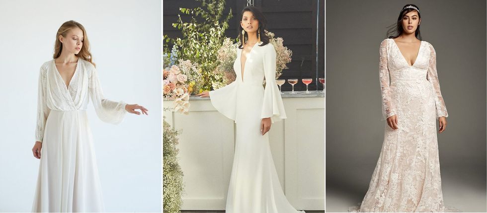 14 Affordable Statement Sleeve Wedding Dresses for the 2019 Bride ...