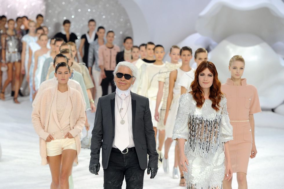 Celebs Pay Tribute to Karl Lagerfeld - Brit + Co