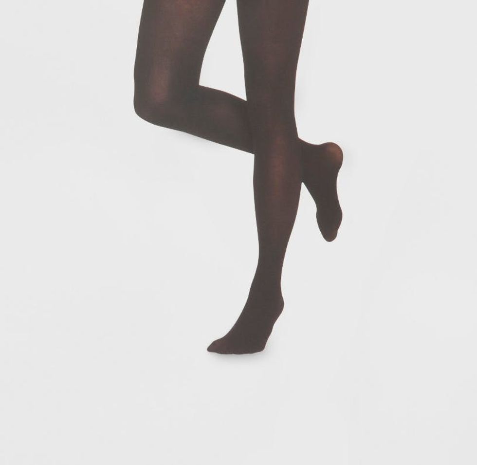 The Best Opaque Black Tights for All of Your Winter Outfits Brit + Co
