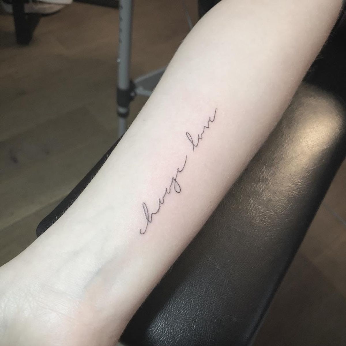 These Quote Tattoos May Be Small, But They’re Mighty With Meaning