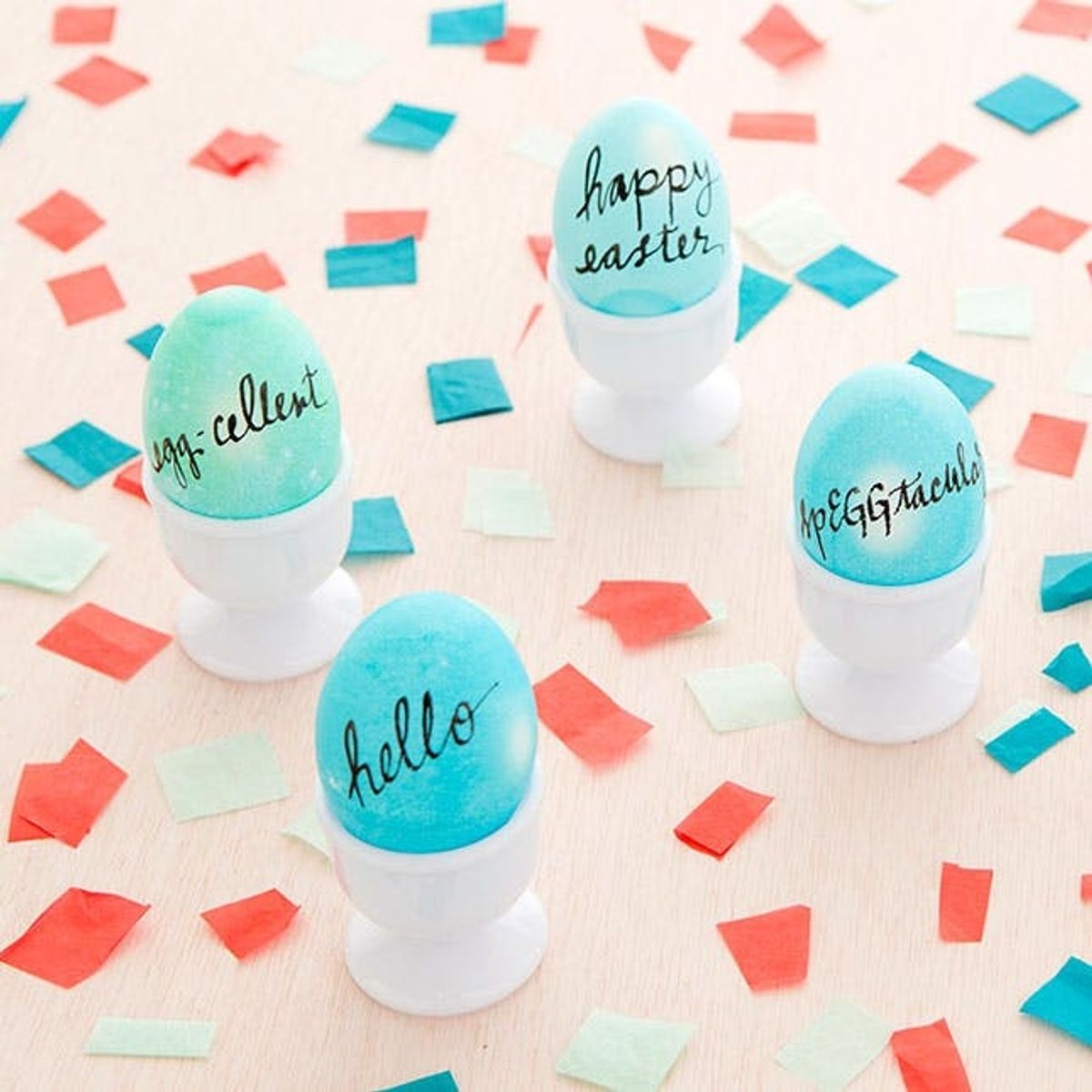 How to Make Calligraphy Easter Eggs