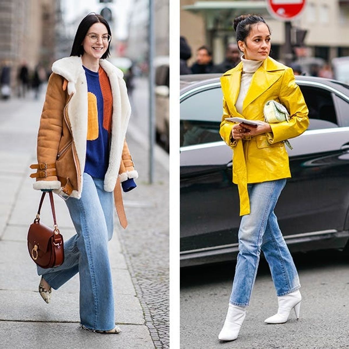 8 Stylish Winter Outfits to Wear With Your Favorite Straight-Leg Jeans