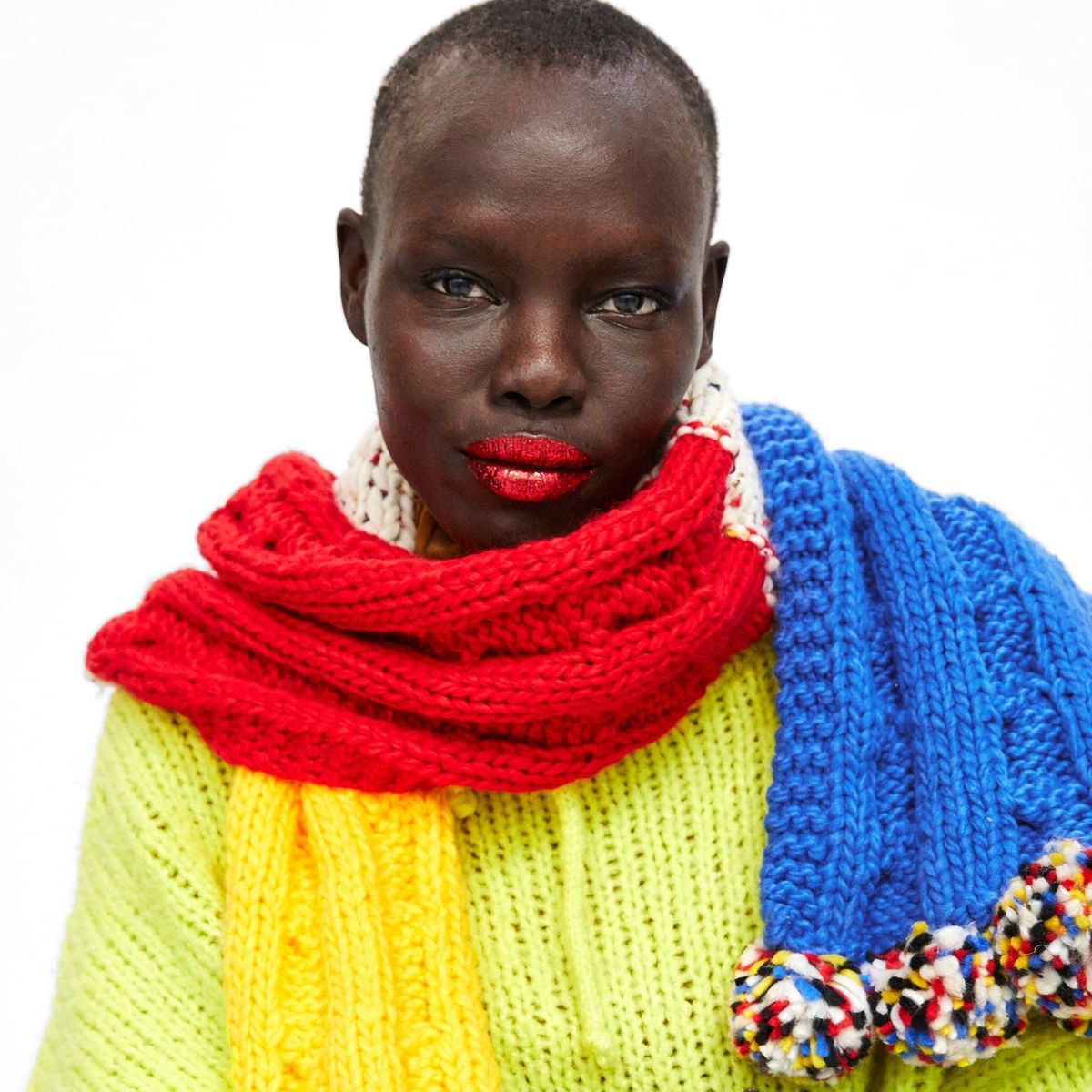 The Oversized Scarf Trend We All Want in On