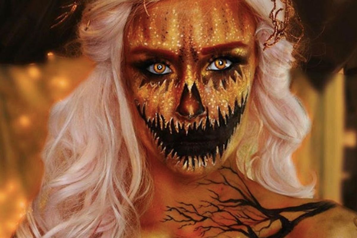 Pumpkin Face Makeup Is the Beauty Trend to Try This Halloween