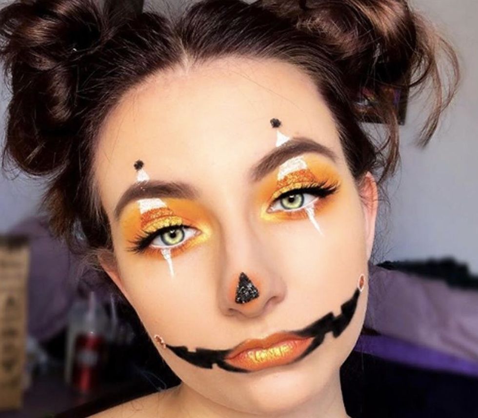 Pumpkin Face Makeup Is the Beauty Trend to Try This Halloween - Brit + Co