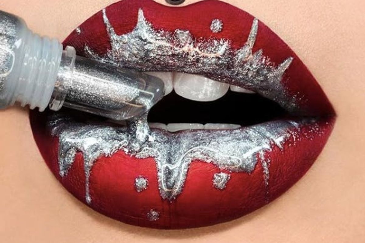21 Insanely Intricate Lip Art Looks for Halloween Beauty