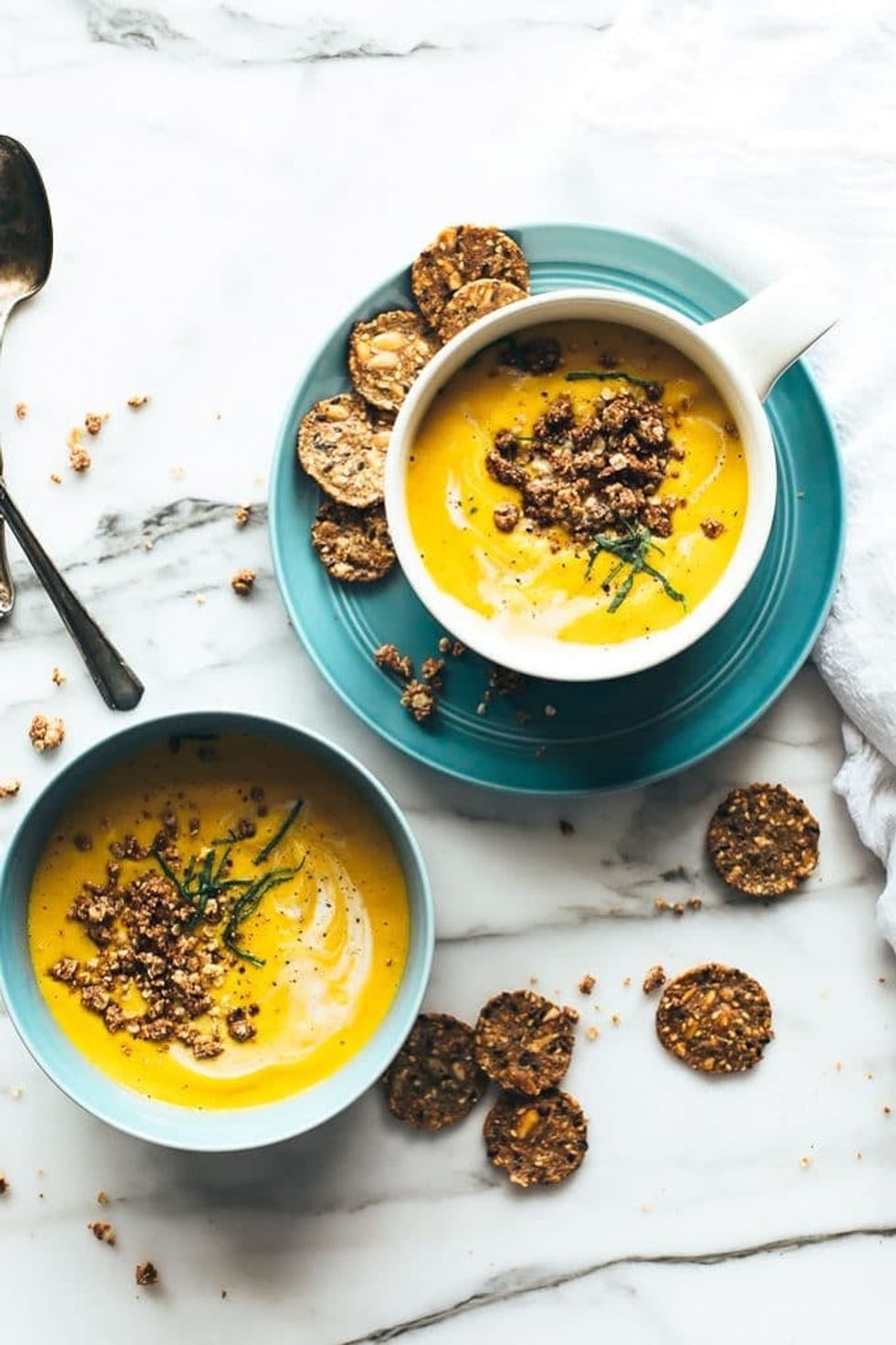 21 Easy Pumpkin Soup Recipes to Keep You Warm This Fall Brit   Co