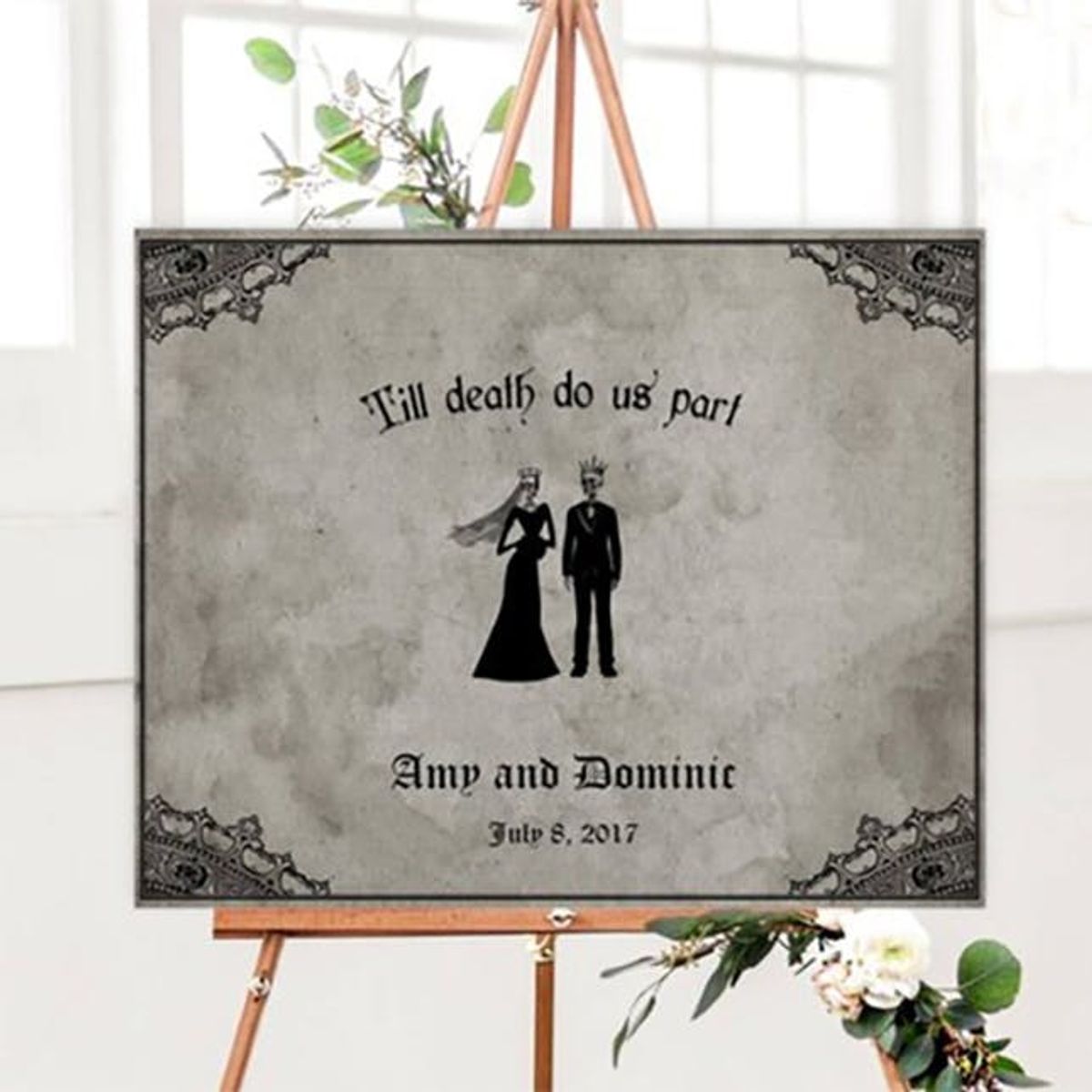 18 Spooky-Chic Decor Finds on Etsy for Halloween Weddings