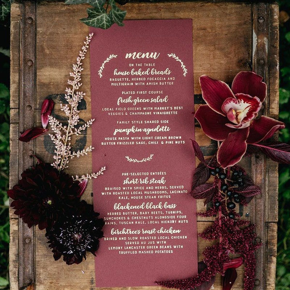 13 Trendy Wedding Ideas That Prove Burgundy Is the Must-Have Color for Fall