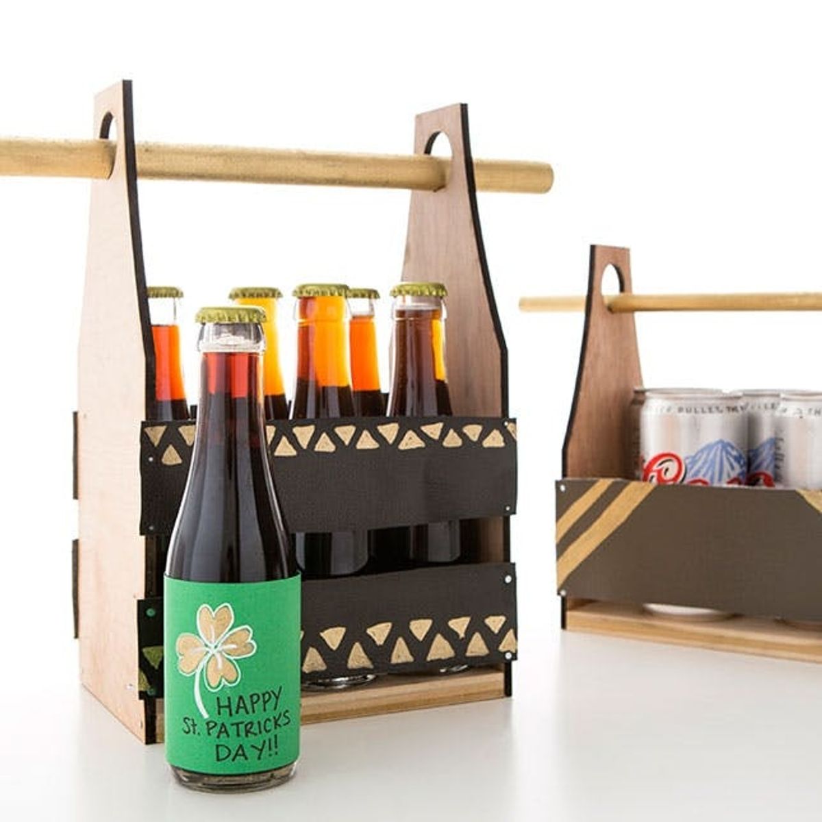 How to Make Beer Bottle Labels + a Reusable 6-Pack Case