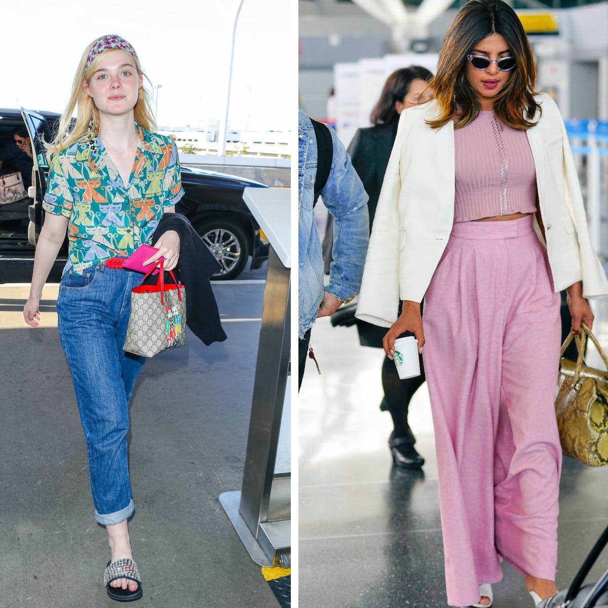 Celebrity Airport Outfits You Should Copy for Your Summer Vacay