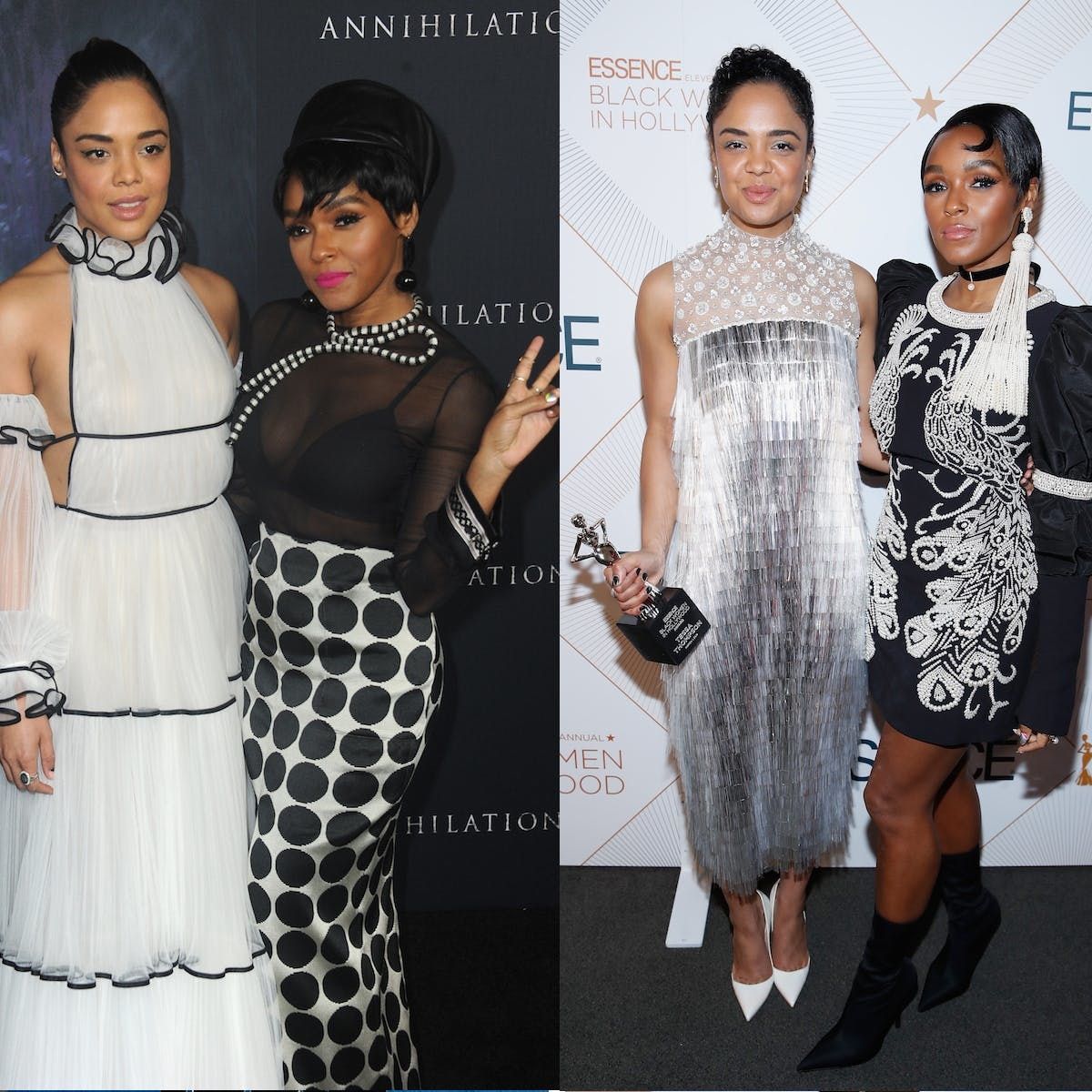 19 Times Tessa Thompson and Janelle Monáe Slayed the Red Carpet Together and Apart
