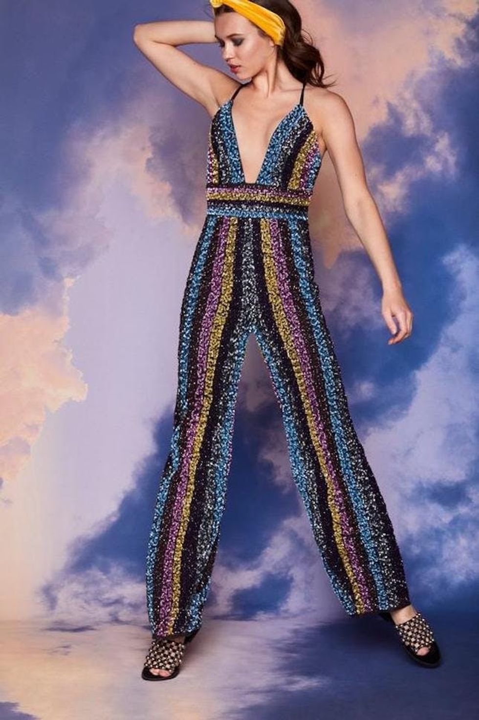 13 Sequin Jumpsuits for Catching Saturday Night Fever Brit + Co