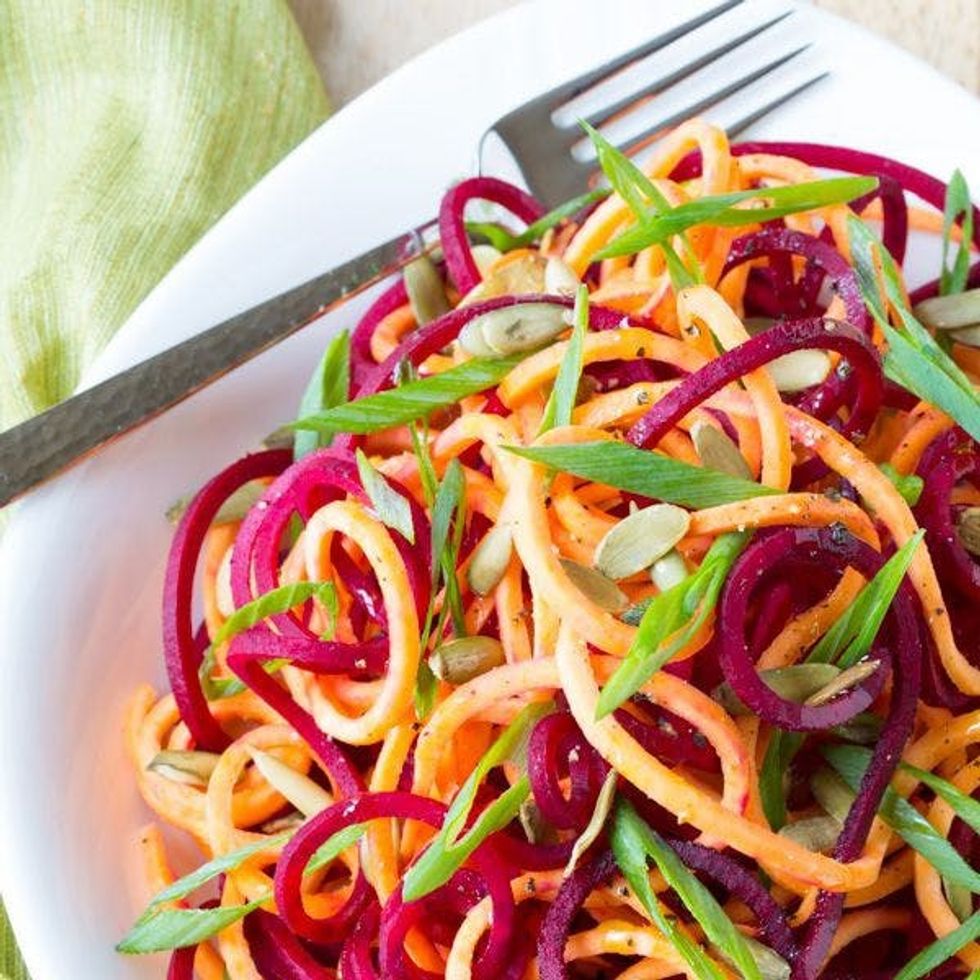 15 Crazy-Colorful Spiralized Salad Recipes for Summer