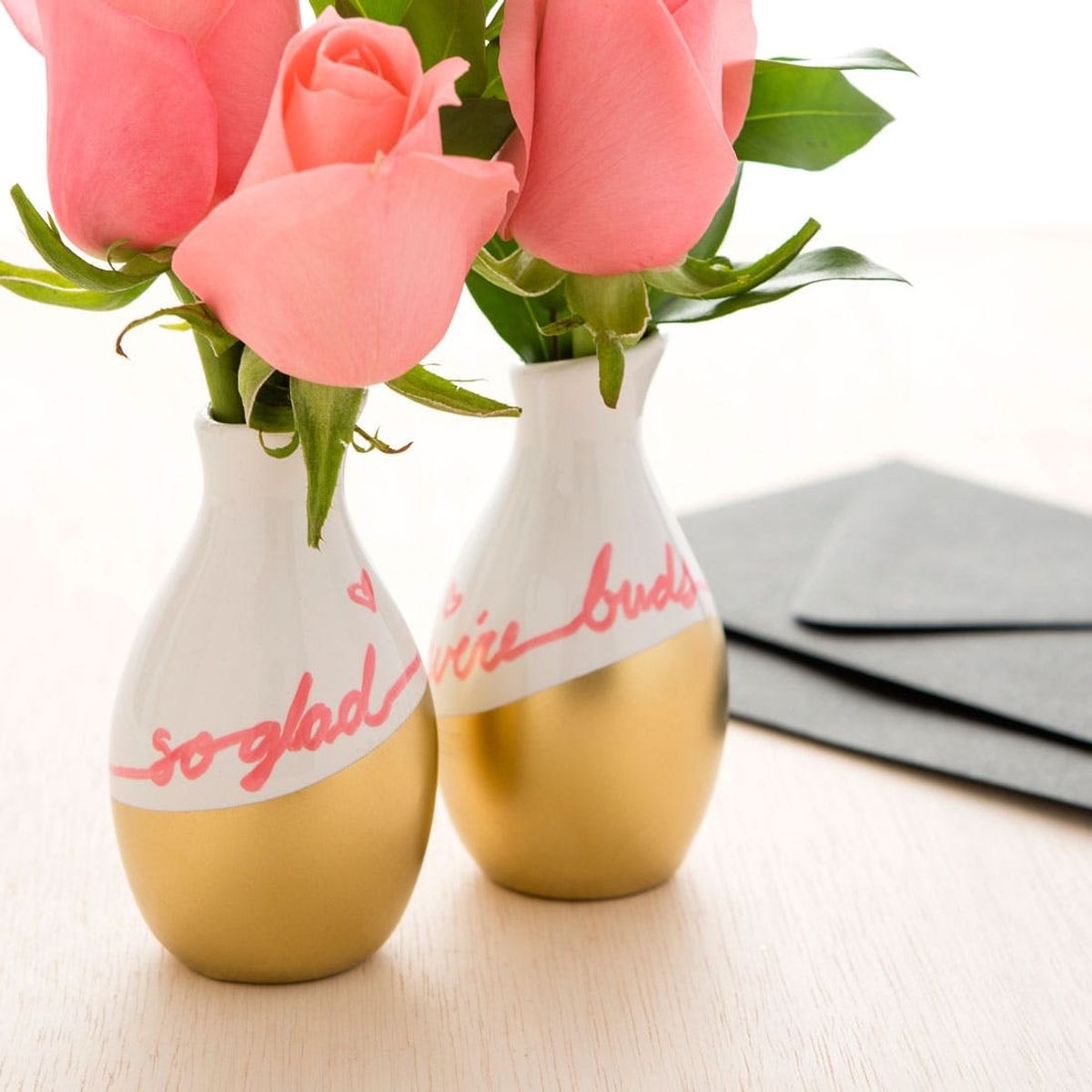So Glad We’re Buds! How to Make Bud Vases for Your Valentines