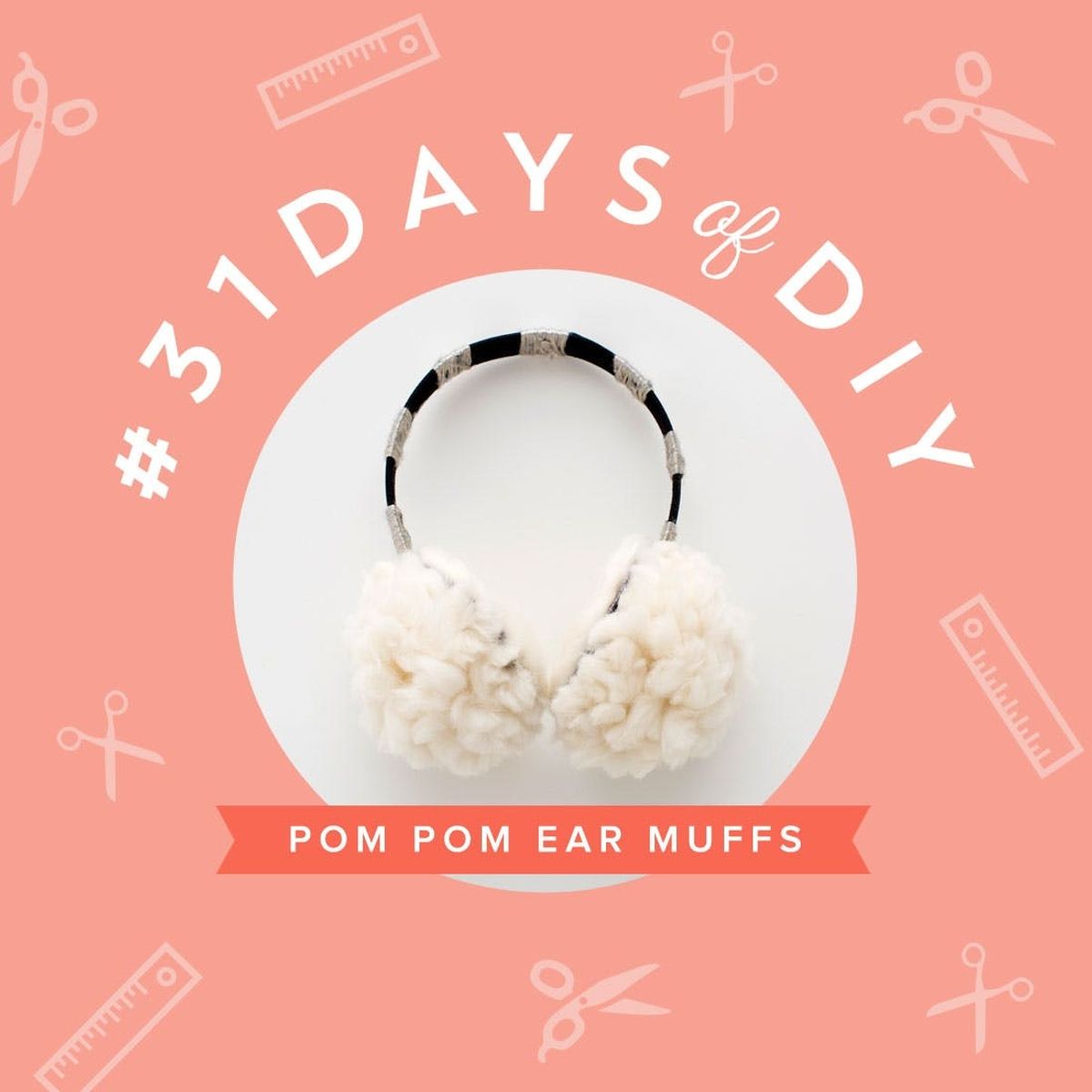 Warm Up With DIY Pom Pom Ear Muffs