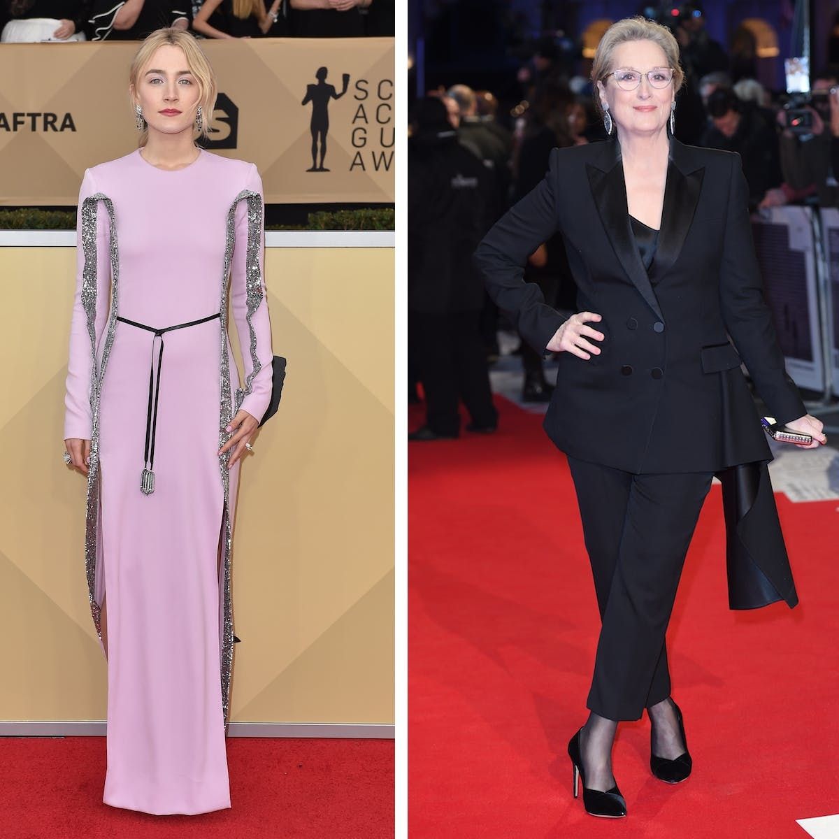 The First and Last Red Carpet Looks of the 2018 Oscars Best Actress Nominees