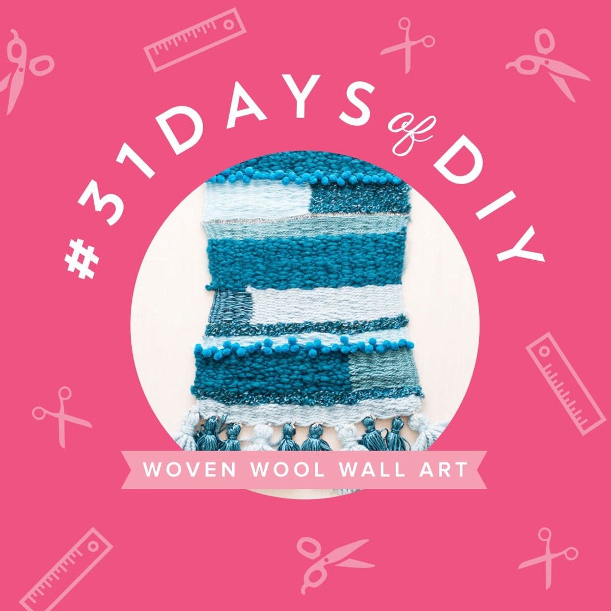 How to DIY Woven Wool Art for Under $100