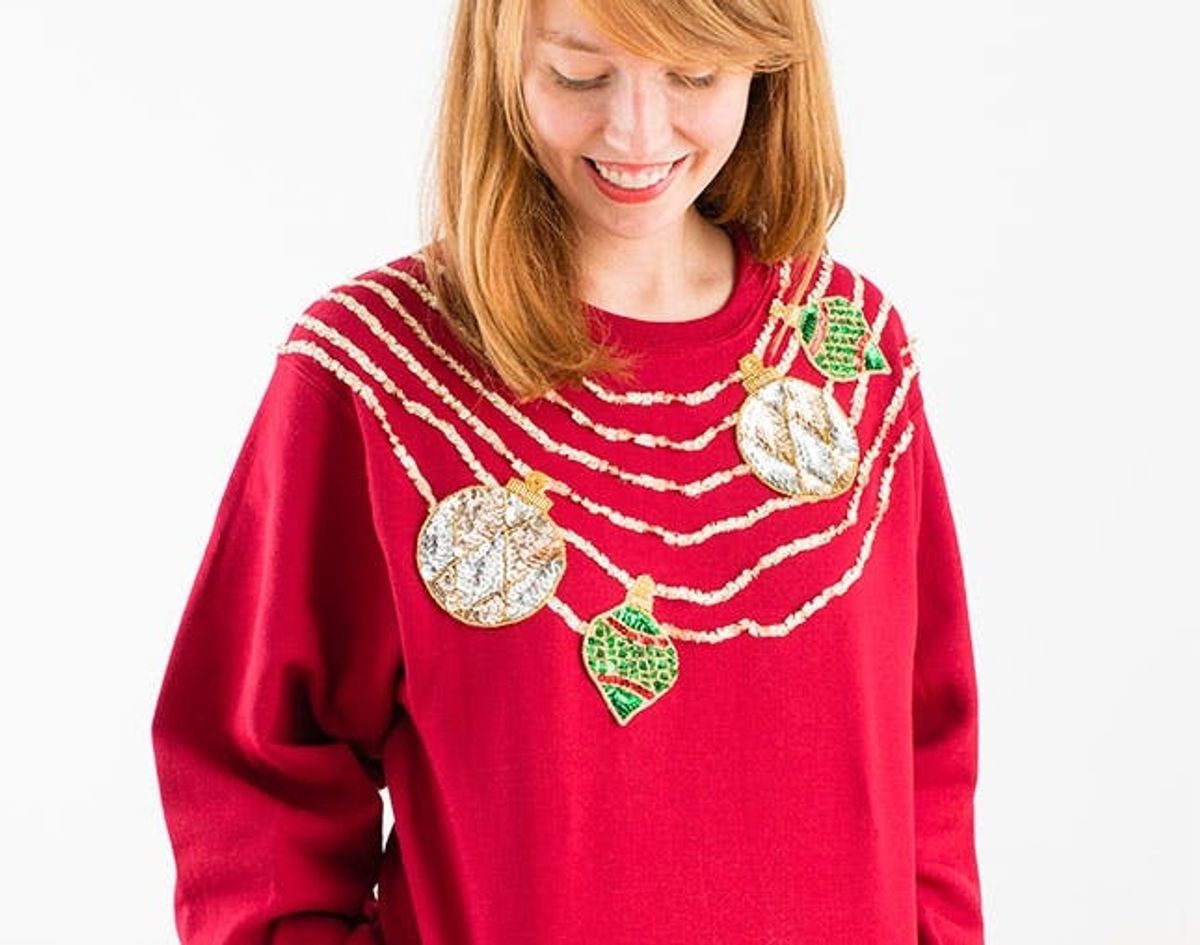 Brit + Bow & Drape = Our Tacky Holiday Sweater Brit Kit!