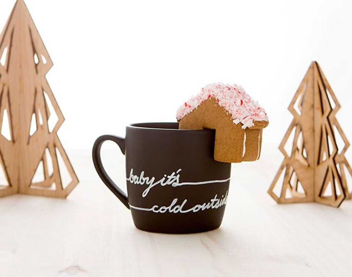New in the Shop: Holiday Mug and Mini Gingerbread House Kit!