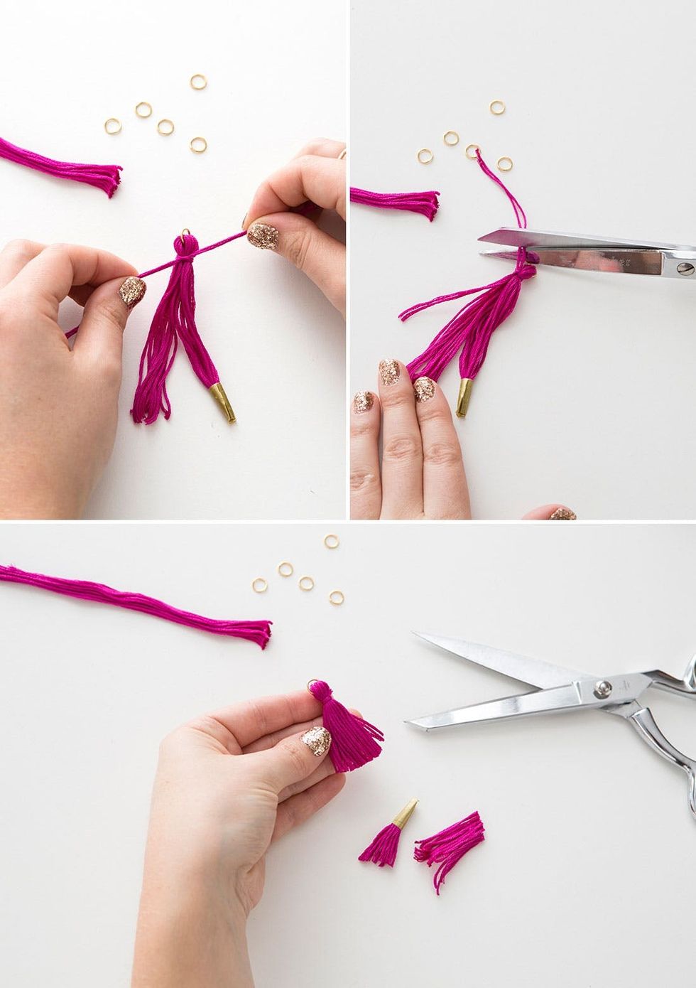 Make Your Own Tassel Fringe Necklace in Under 20 Minutes Brit + Co