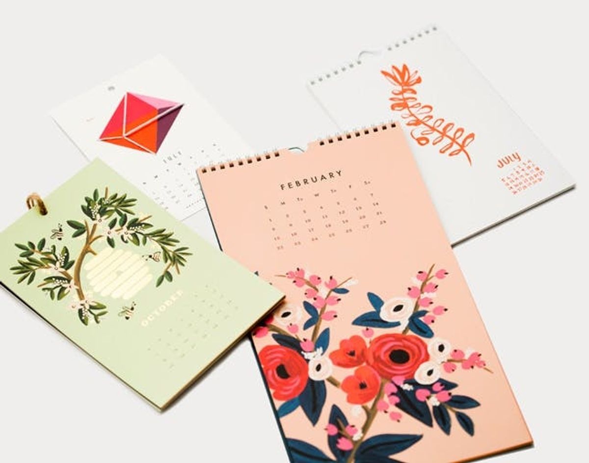 Plan Ahead: 12 Beautiful 2015 Calendars