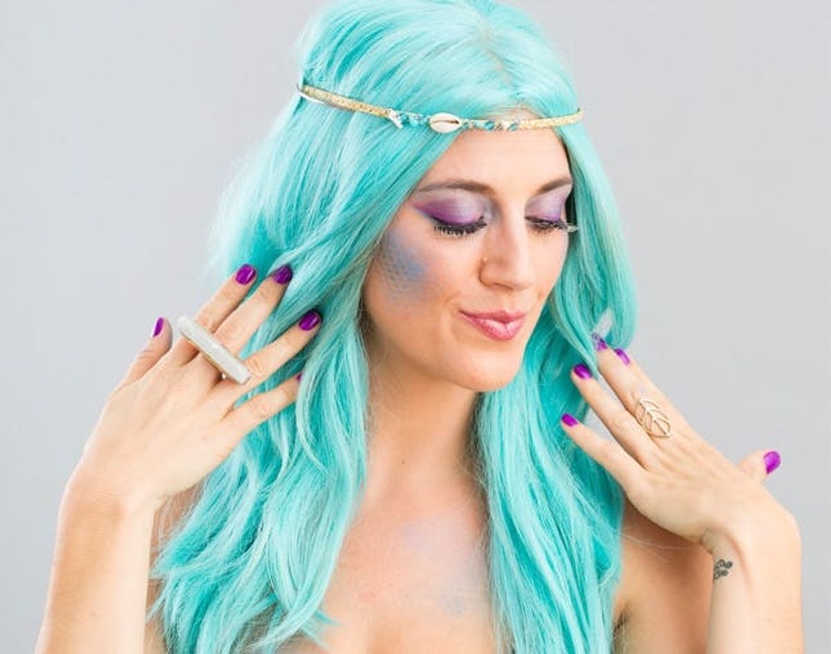 How to Turn Yourself Into a Mermaid with This Makeup + Costume Tutorial